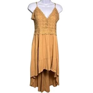 Justify Boho High Low Dress Womens Large Western Bohemian Cowgirl Festival